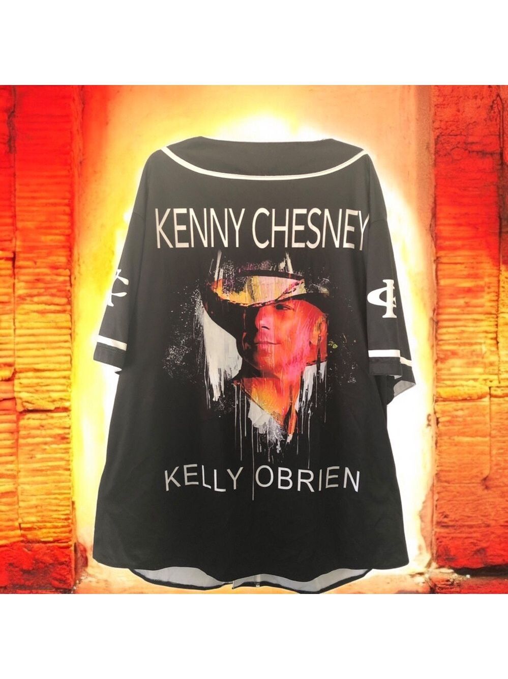 Kenny Chesney Concert Shirt Baseball Style Custom Made by Kelly O’Brien